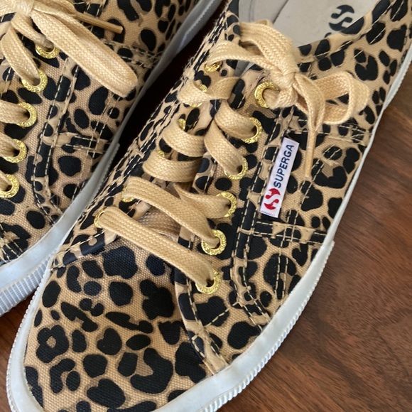 Superga Leopard print canvas sneakers - Picture 2 of 12